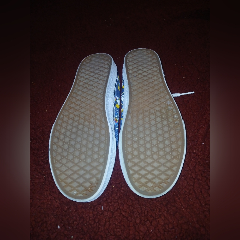 Vans Disneys Donald Duck  Print Blue Sneakers - Picture 4 of 6